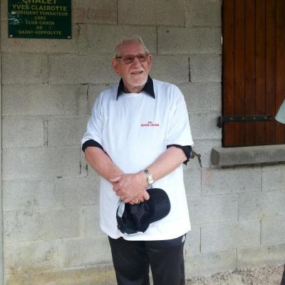 Yves clairotte president fondateur du club canin de saint hippolyte 1424950252 1